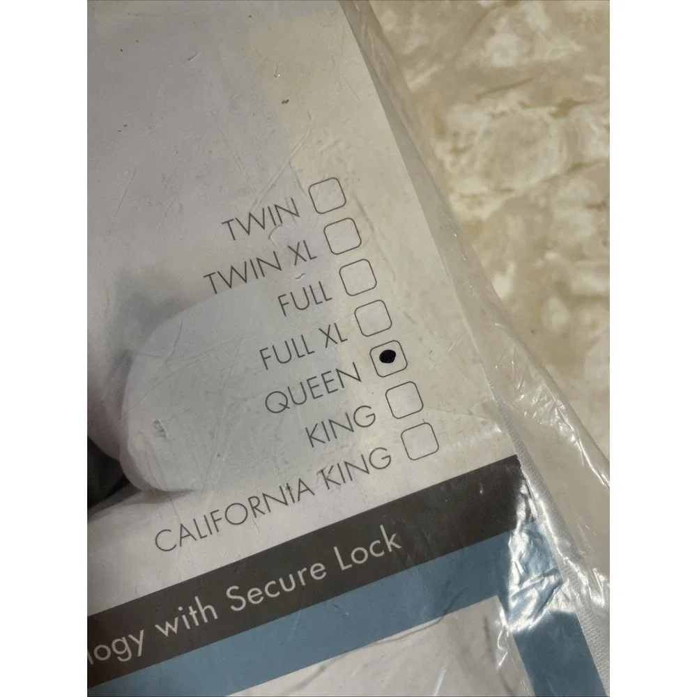 NIP Queen‎ Mattress Cover Encasement PREMIUM Smooth Top Noctova Sleep